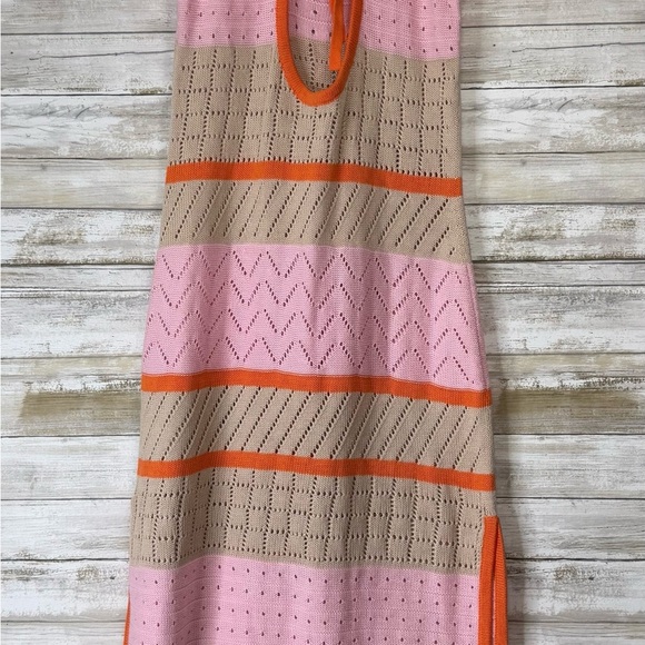 Ramy Brook Rachi Open Knit Maxi Dress Women’s Size Small - Picture 6 of 10